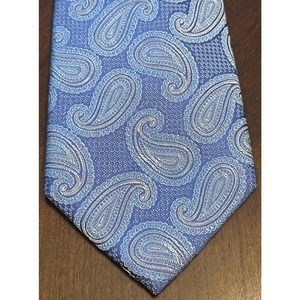 Alara Blue 100% Silk Men’s Neck Tie Made In China